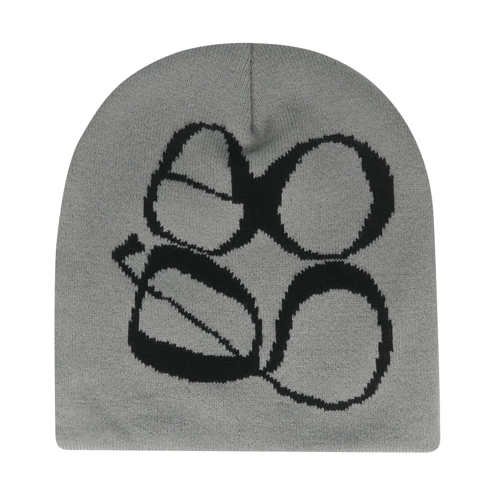 Y2K Letter Knitted Winter Autumn Beanie Cap Men Women Kanye Beanies Gorras Hombre Top Warm Skiing Hat Ear Hats Hip Hop Skullcap