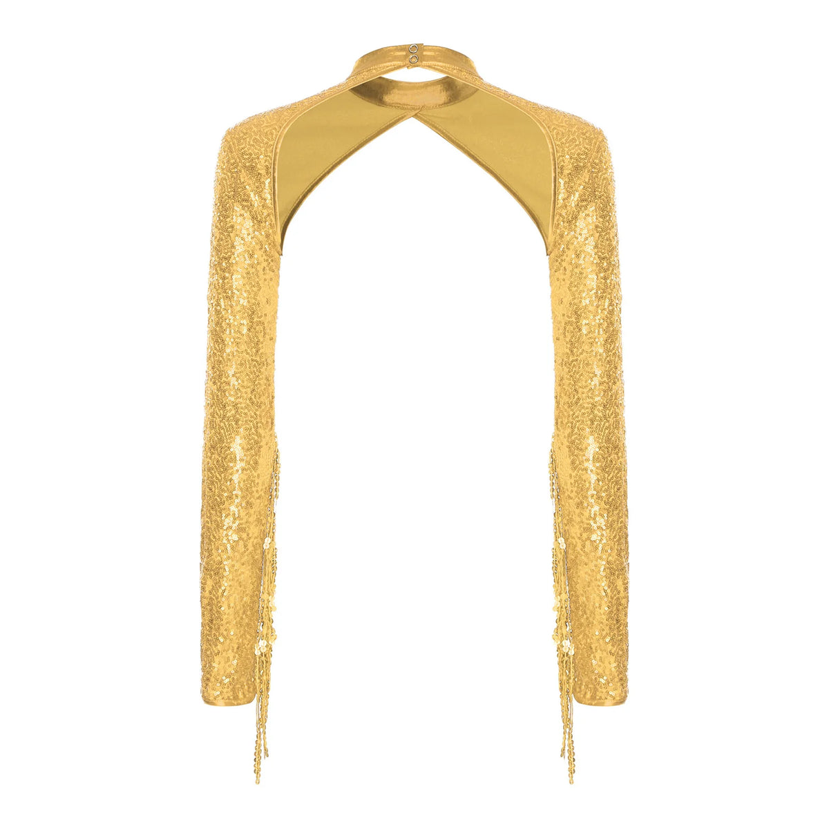 Sequin Fringe Bolero Shrug