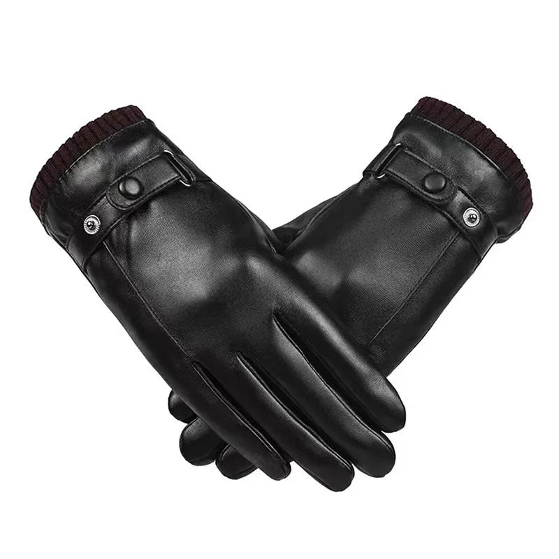 Winter Thermal Riding Gloves - Touchscreen Windproof Waterproof for Motorcycle Cycling Men Women Suitable Cold Weather