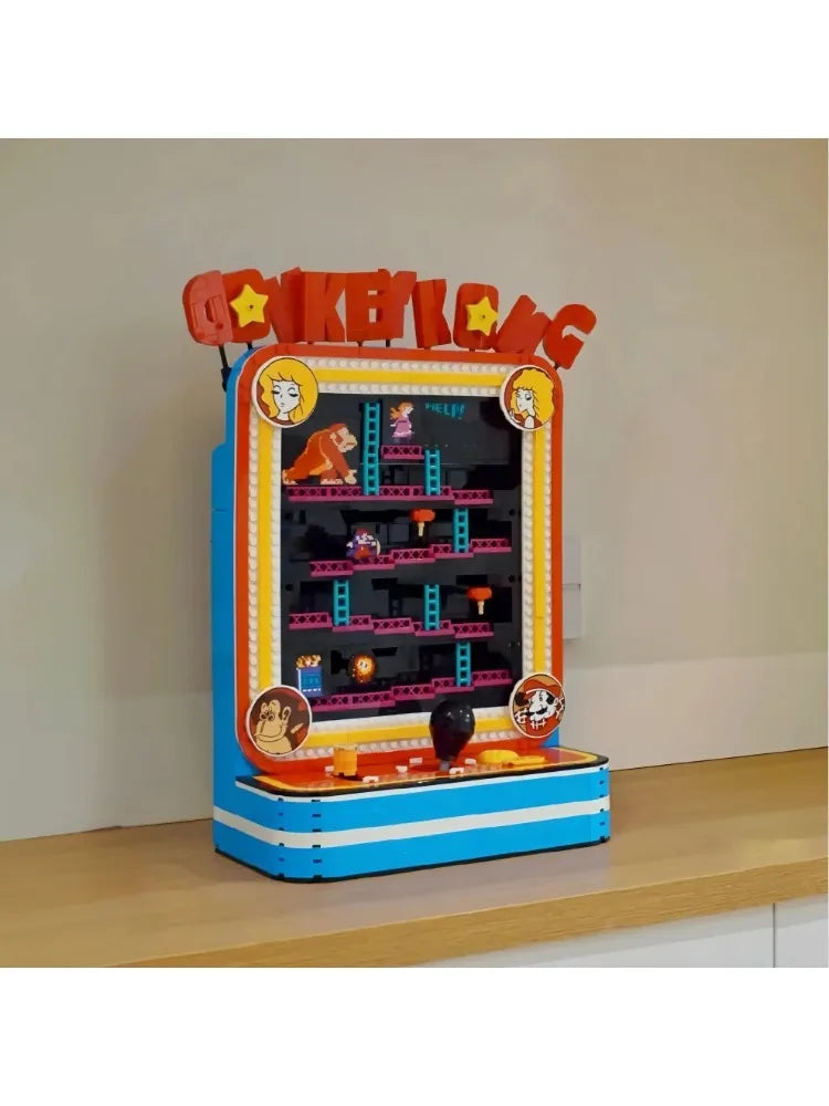 Hot Toys 1371pcs Popular Games Retro Gaming Console Table Games Maze Arcade Building Block Model Toy For Ornament Birthday Gifts