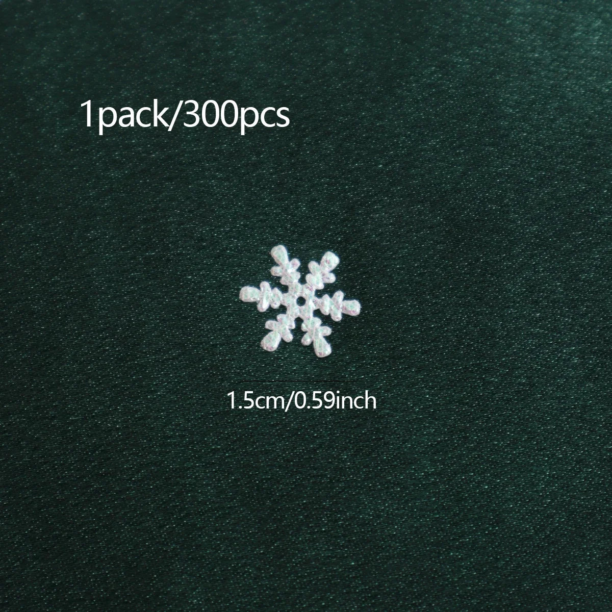 1Pack/300pcs - Christmas snowflake flakes, throwing paper scraps at parties
