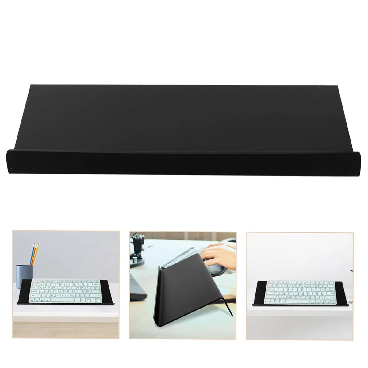 Tilted keyboard stand PC computer keyboard stand acrylic ergonomic keyboard lifter transparent keyboard tray stand, ergonomic ke