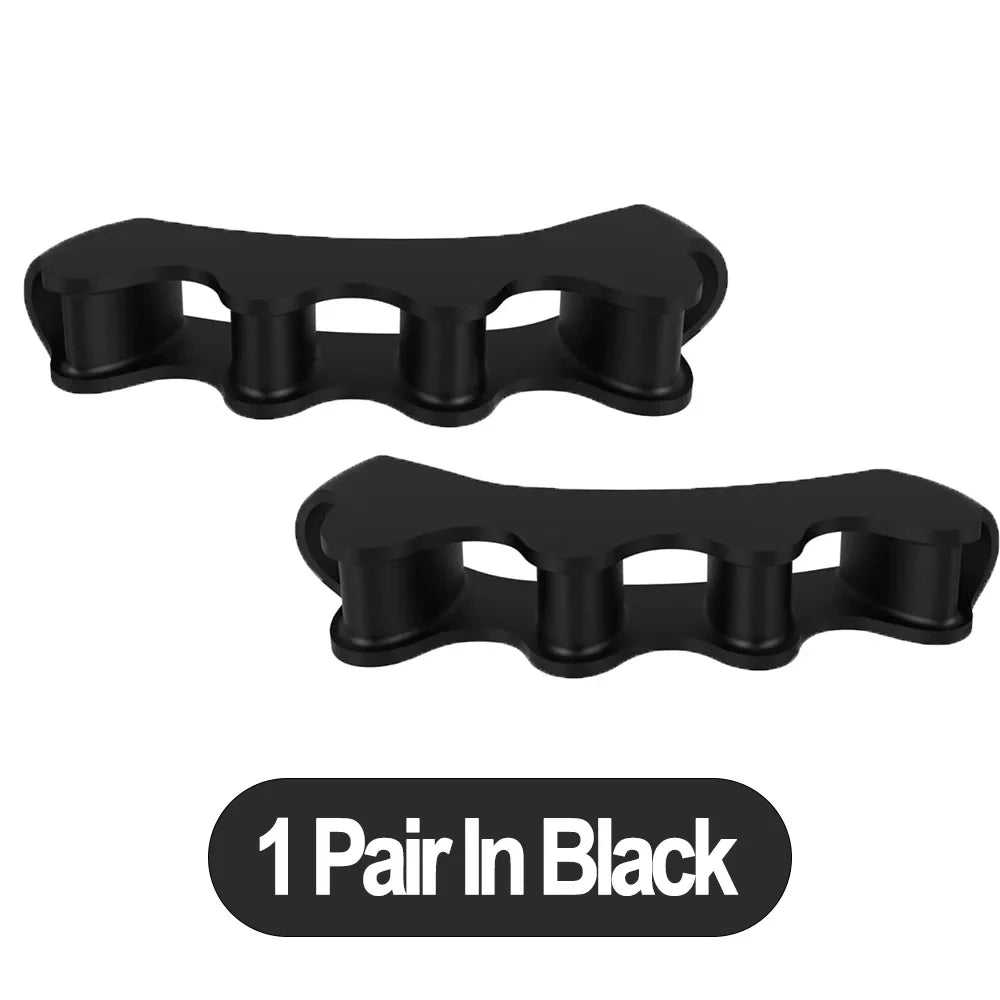 Silicone Toe Separators Toe Straightener for Bunion Relief, Overlapping Toes, Plantar Fasciitis, Foot Pain Correction