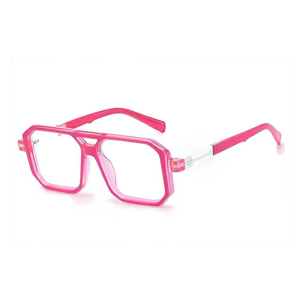 Light Frame Anti Blue Glasses Transparent Black Optical Glasse Women Men Square Eyewear Blocking eyeglasse Spectacle Eyeglasses