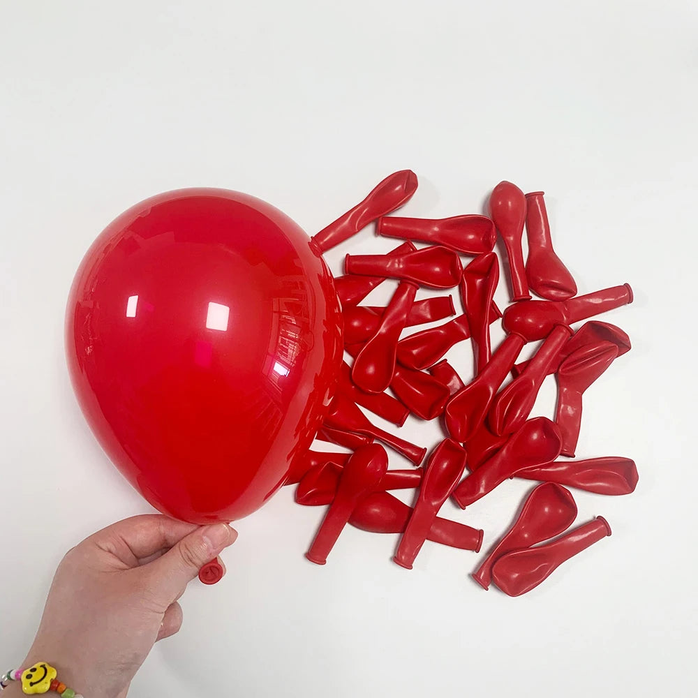 Red Green Christmas Balloons Garland Arch Kit Blue Yellow Ballon Set Video Game Party Circus 1st Birthday Decorations Air Globos