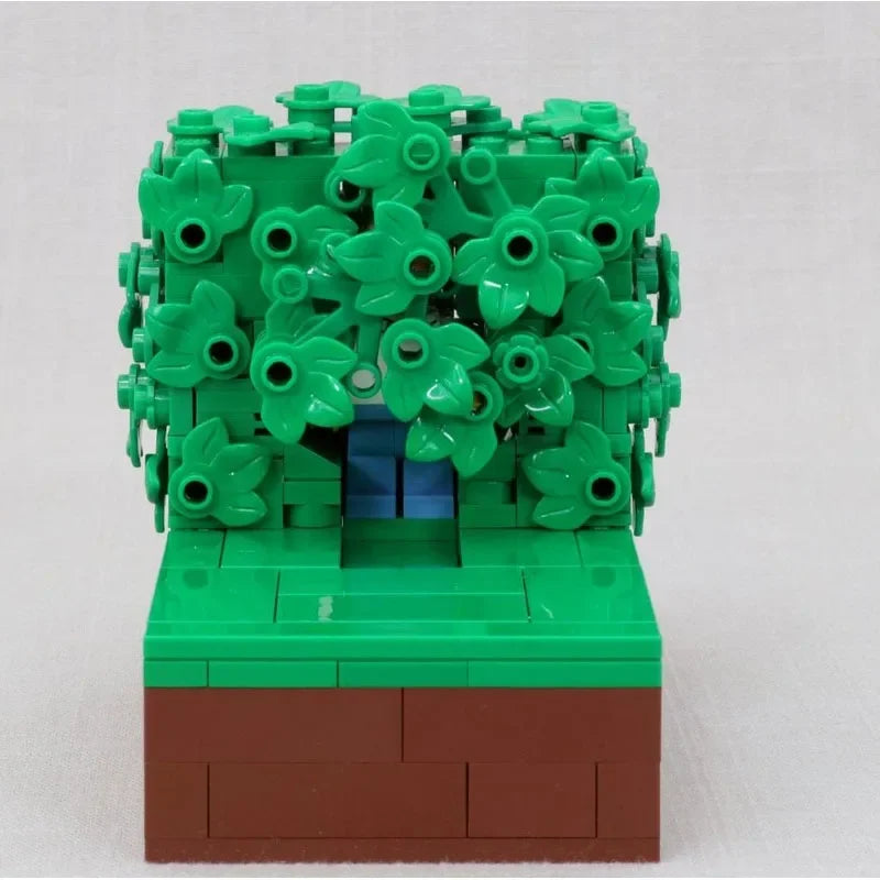 MOC Building Block Homer Backing Into The Bushes Technology Bricks Birthday Christmas Holiday DIY Gifts Parties Gifts