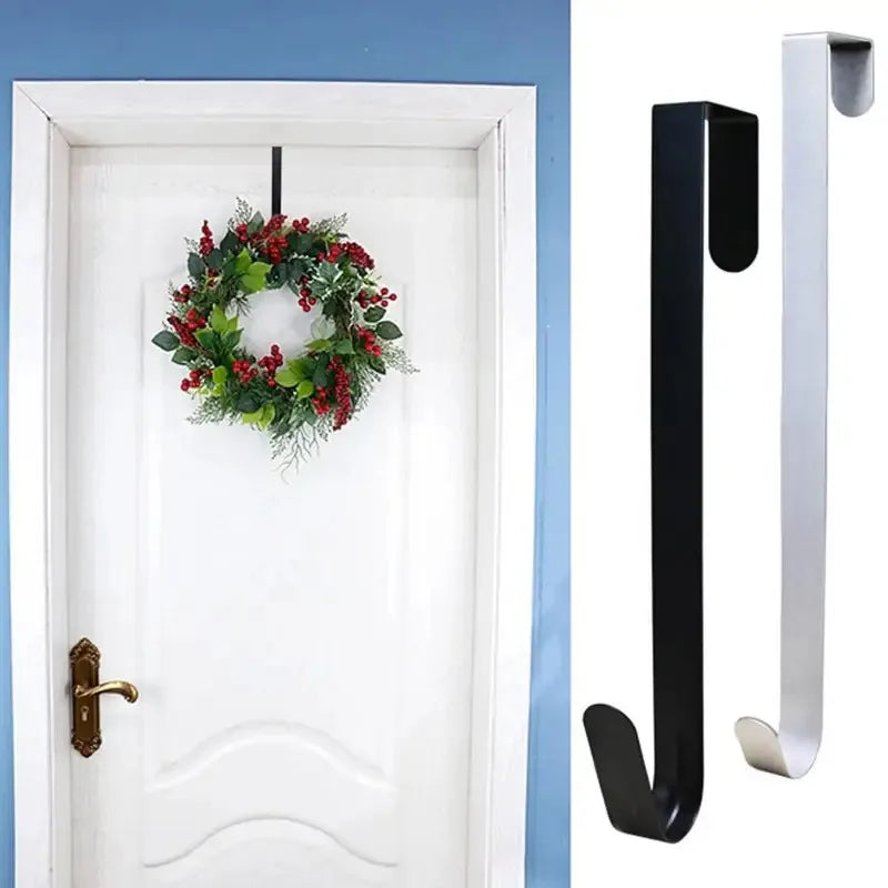 30cm/12in Wreath Hanger Rustproof Corrosion Resistant Strong Load-Bearing Easy to Install Christmas Wreath Hanger Decor
