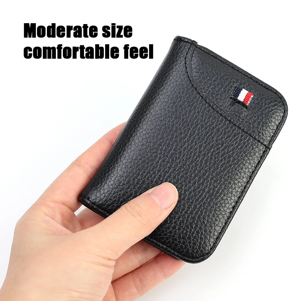 Portable Super Slim Soft Wallet PU Leather Mini Credit Card Wallet