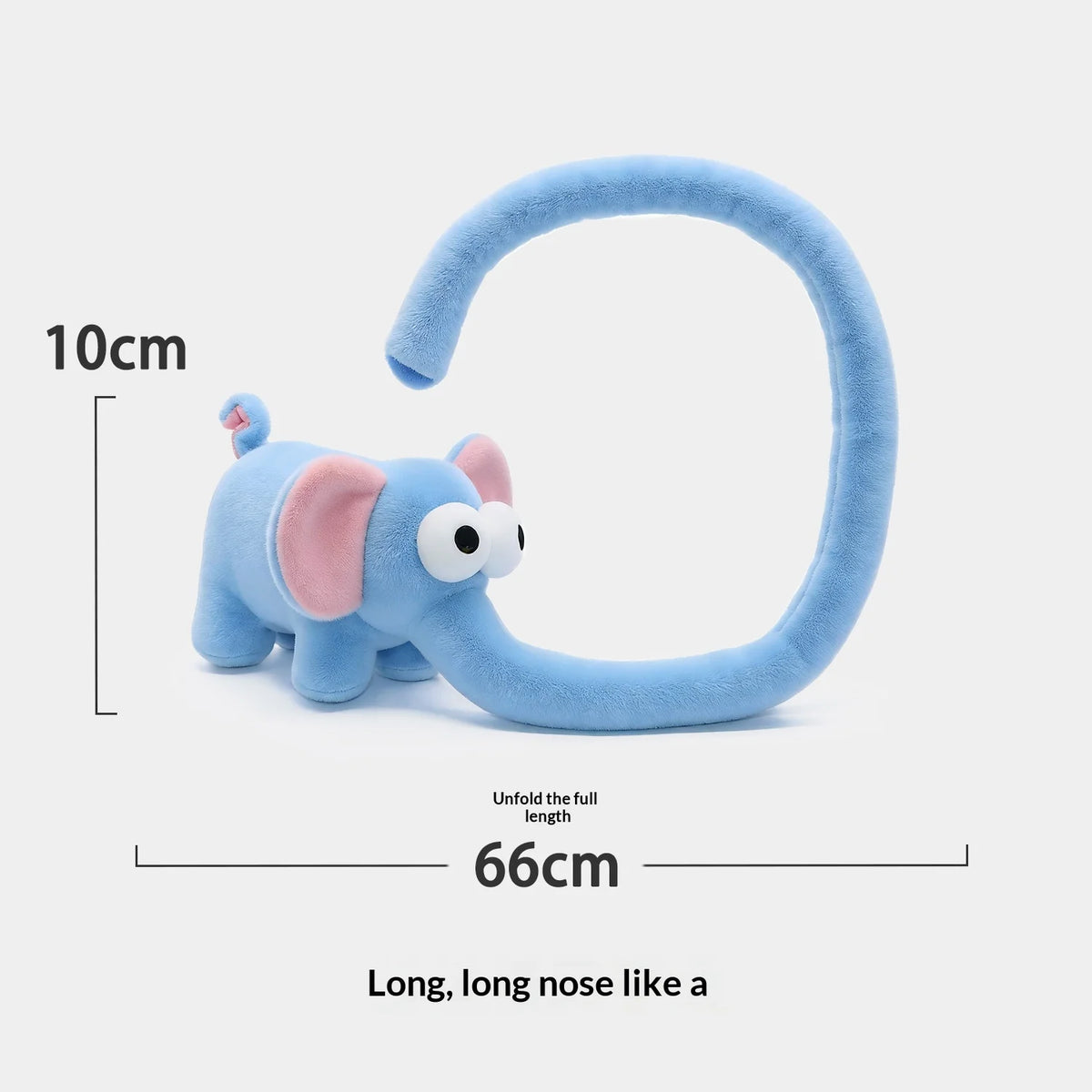 New dog toy: long-nosed elephant, makes sounds, interactive, self-amusing, relieves boredom, funny, cute, and educational for pe