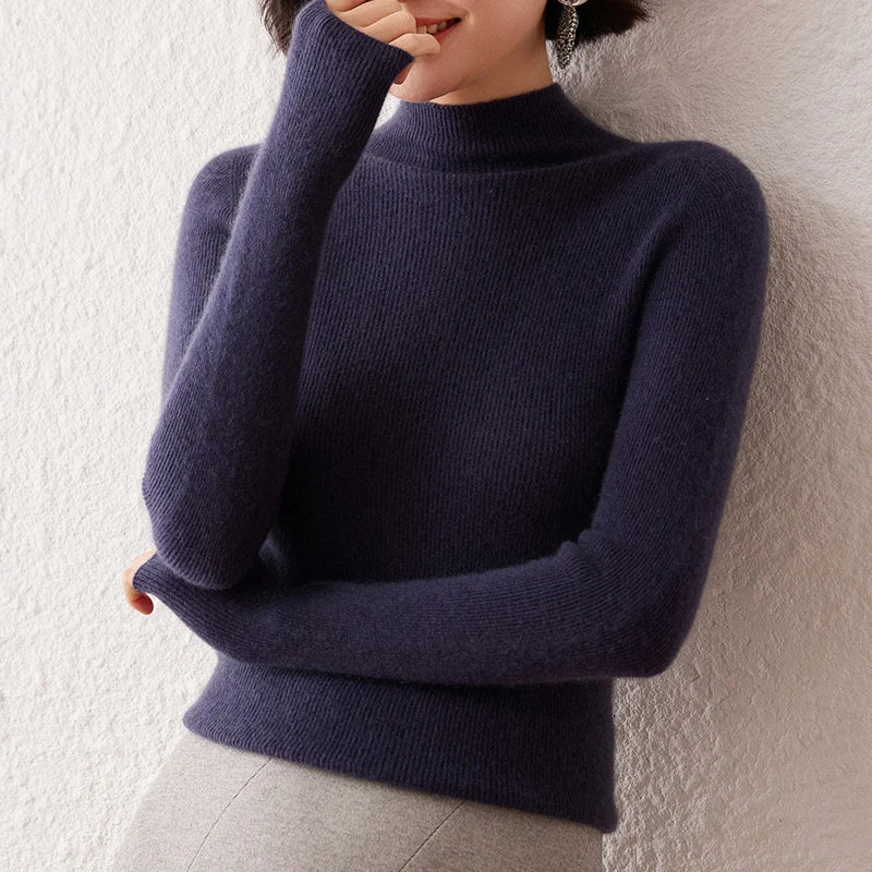 Pure Cashmere Turtleneck Sweater