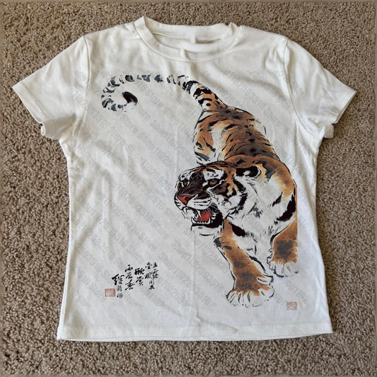 Japanese Y2k Top Aesthetic Clothing Woman Clothes for Women 2000s Tops Goth Graphic Tees Y2k Women's T-shirts Kawaii Harajuku