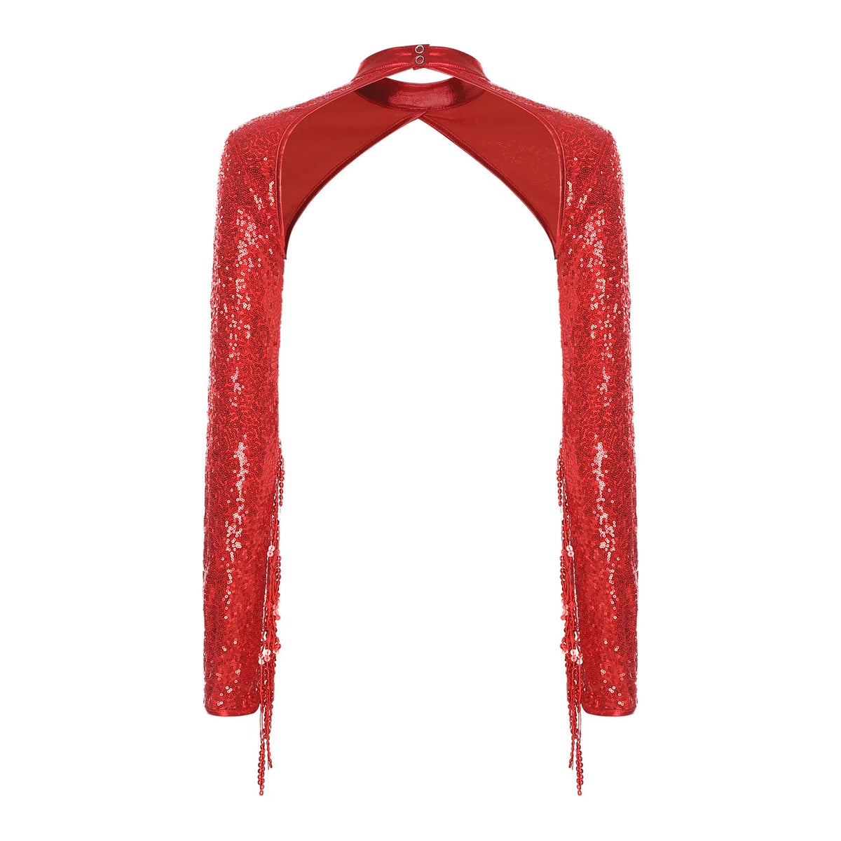 Sequin Fringe Bolero Shrug