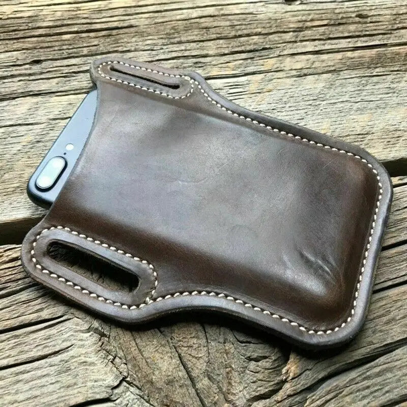 Men Phone Case Holster Cellphone Loop Holster Belt Waist Bag Props