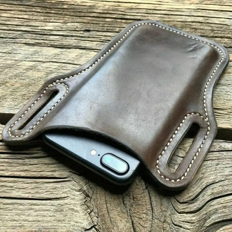 Men Phone Case Holster Cellphone Loop Holster Belt Waist Bag Props
