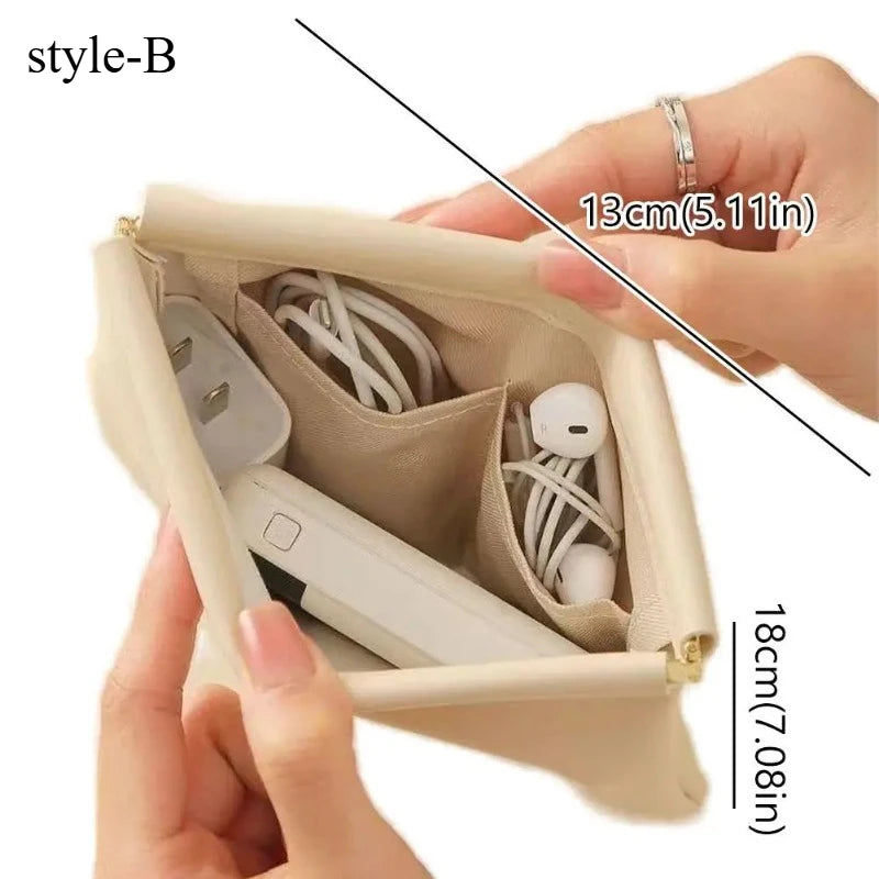 Bullet Storage Bag with Automatic Closure, Wired Headphone Storage