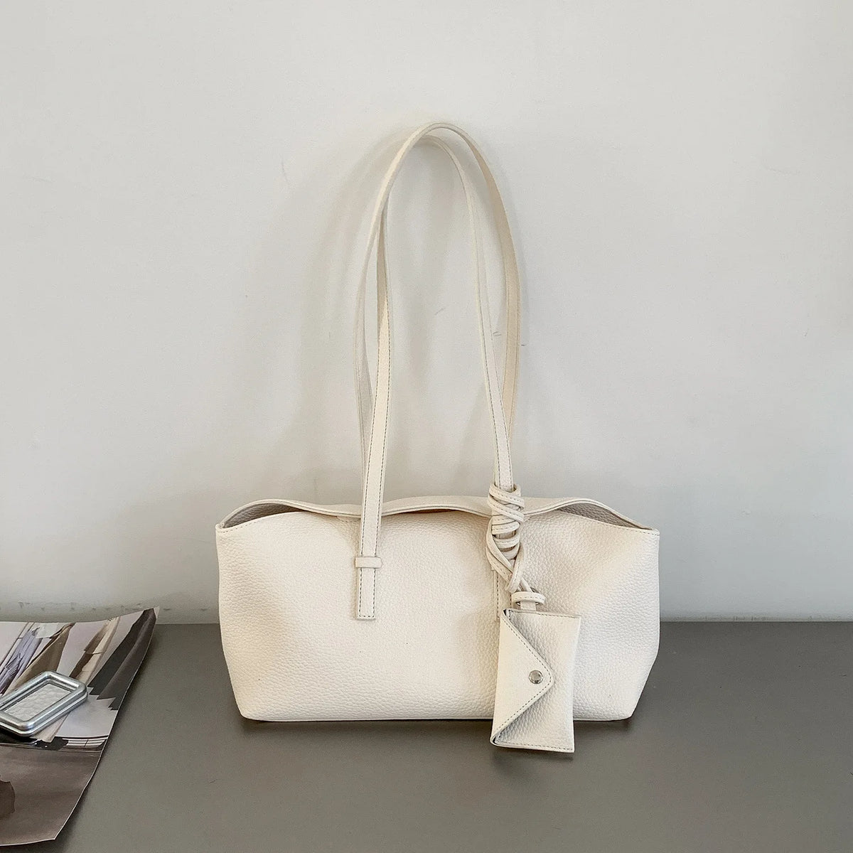 Fashion PU Leather Shoulder Bag For Women Handbags and Purses Luxury Ladies Underarm Bag Commute Female Totes Large Capacity