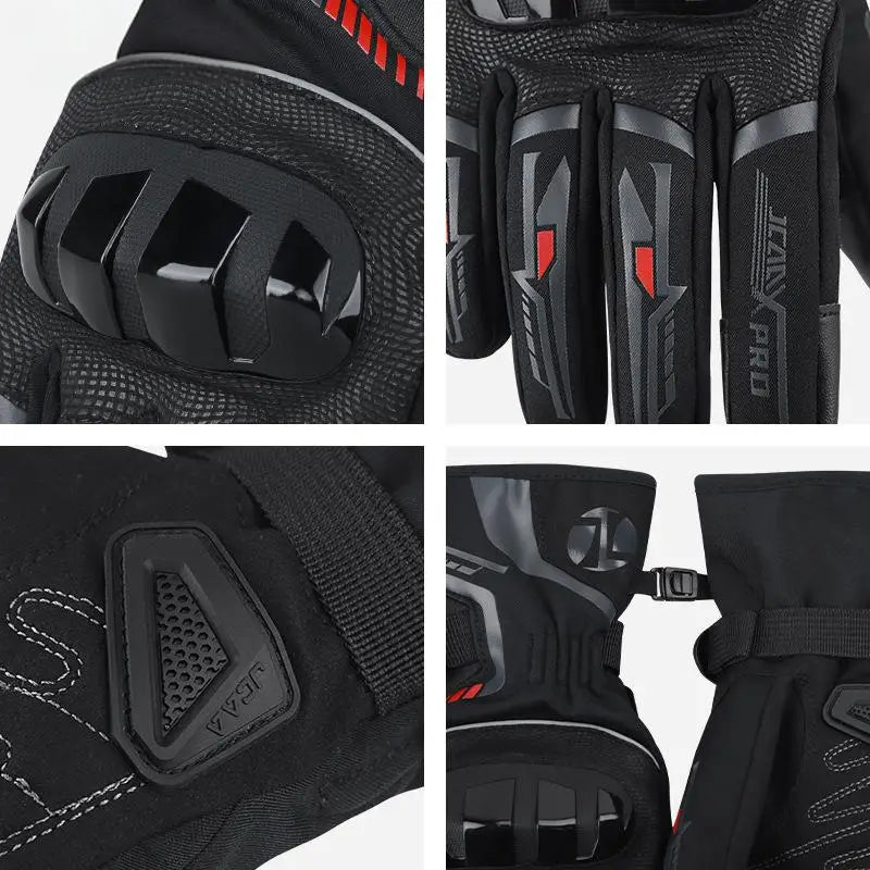 Winter Motorcycle Gloves waterproof Keep Warm Motorbike Riding Guantes Moto Men protective Gloves snowmobile accessories