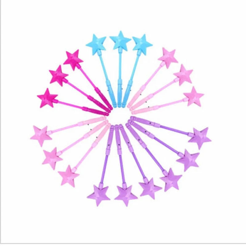 1pc Flashing Kid's Gift Toy Flash Stick Lights Up Glow Sticks Star Wand Party Xmas Halloween