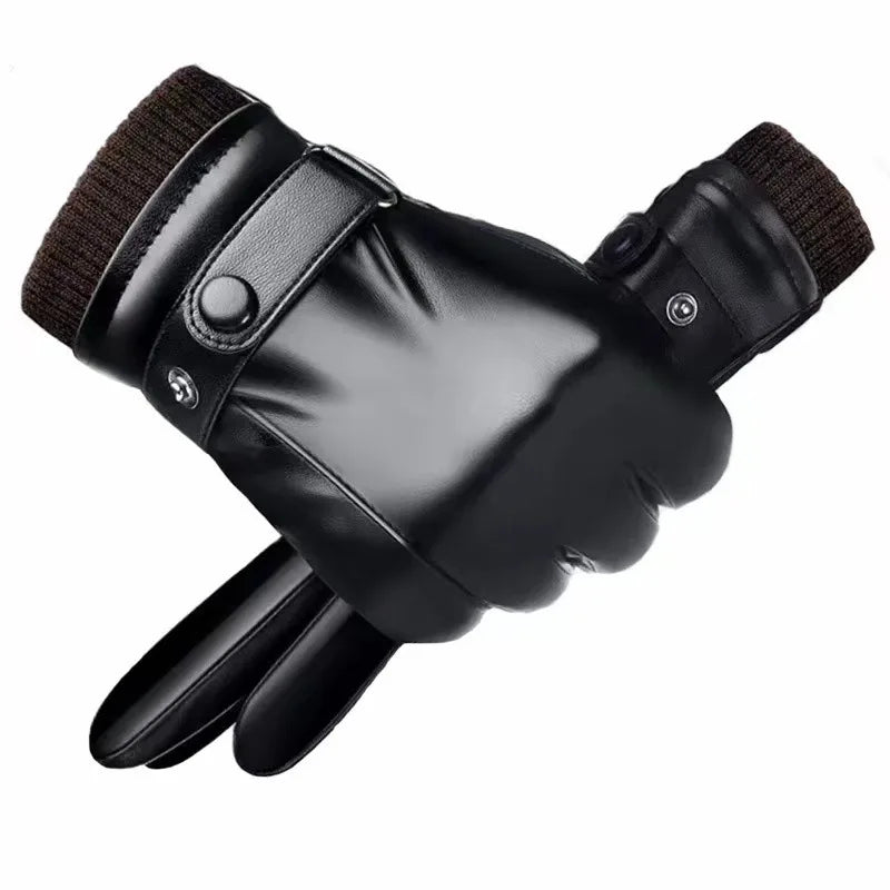Winter Thermal Riding Gloves - Touchscreen Windproof Waterproof for Motorcycle Cycling Men Women Suitable Cold Weather