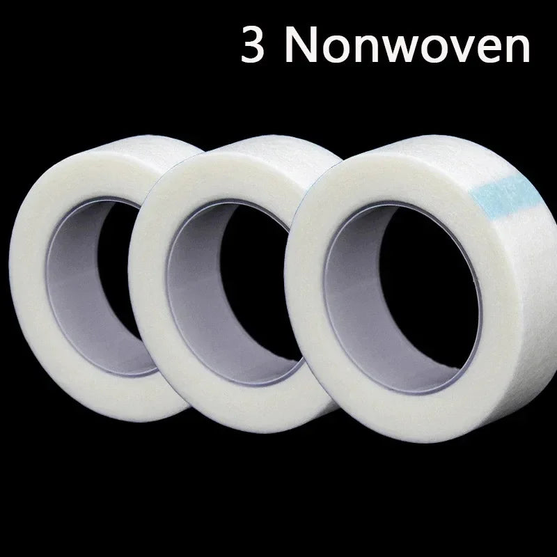 Transparent Micropore Breathable Fabric Eyelash Tape 9M 10 Yards Per Roll Gentle Adhesive Tape For Lash Extension Salon DIY Beauty Accessory
