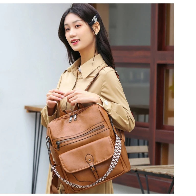 Convertible Backpack Purse for Travel