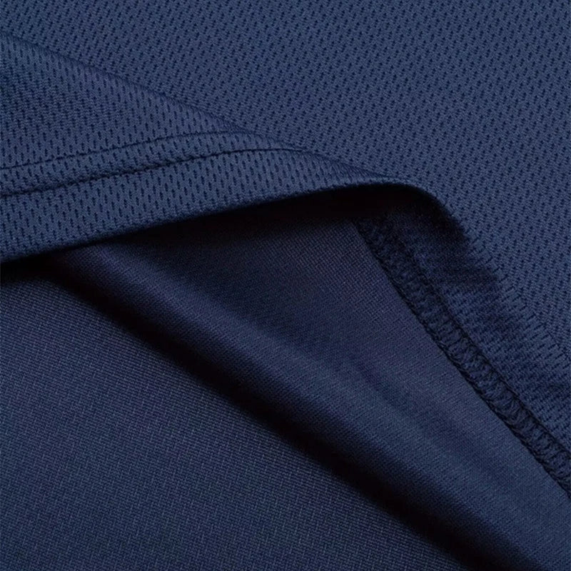 Men's Summer Fashion Brand Clothing  Casual Business Shorts  Loose Sleeve Versatile Round Neck T-Shirt  Breathable T-Shirt