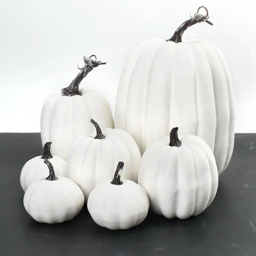 Wedding 7PCS Home Thanksgiving DIY Craft Fake Vegetable Simulation Pumpkin Model Halloween Decoration Artificial Pumpkin