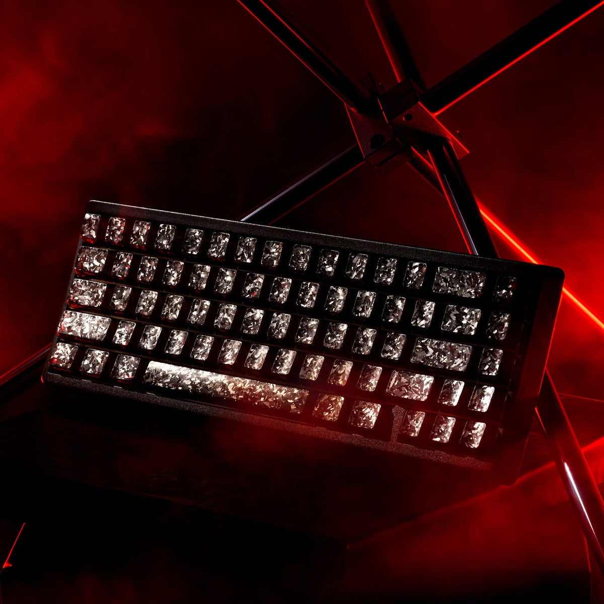 XVX M67 JadeStone Forged Carbon Mechanical Keyboard