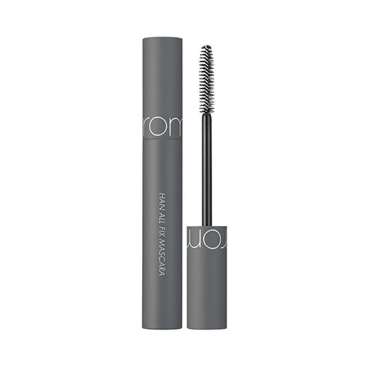 rom&nd Han All Fix Mascara V01 Volume Black - Waterproof & Volumizing Mascara for Long-Lasting Eyelashes