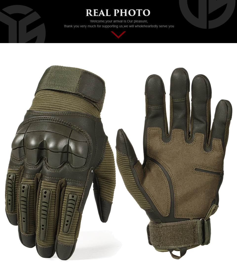 Touchscreen Tactical Hard Knuckle Gloves