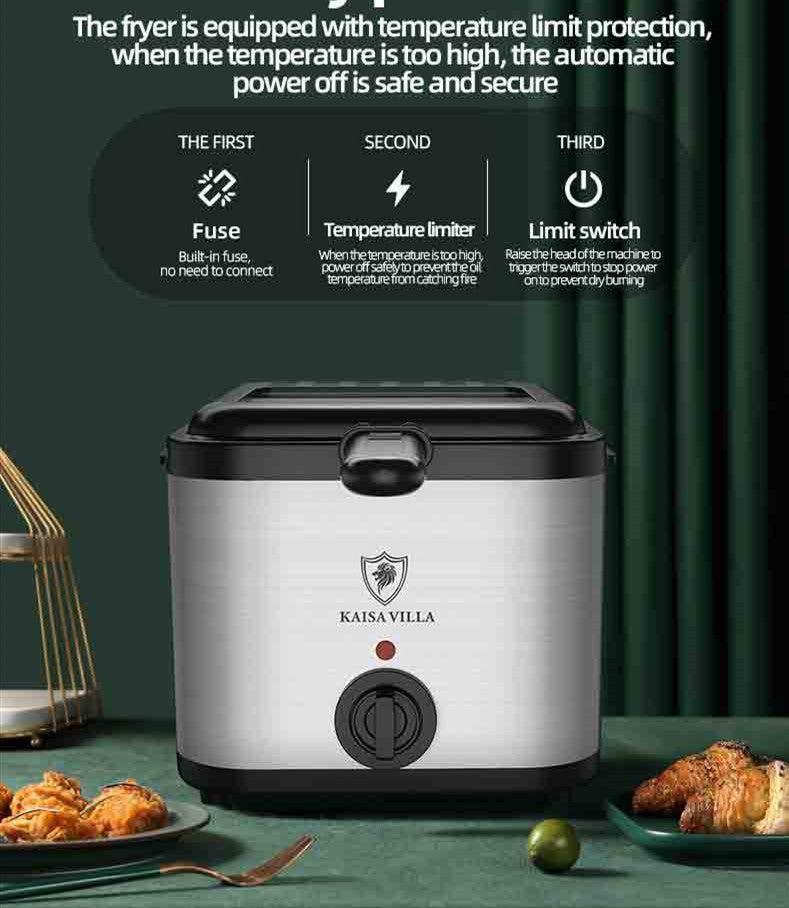 Electric Deep Fryer, 2.5L Stainless Steel