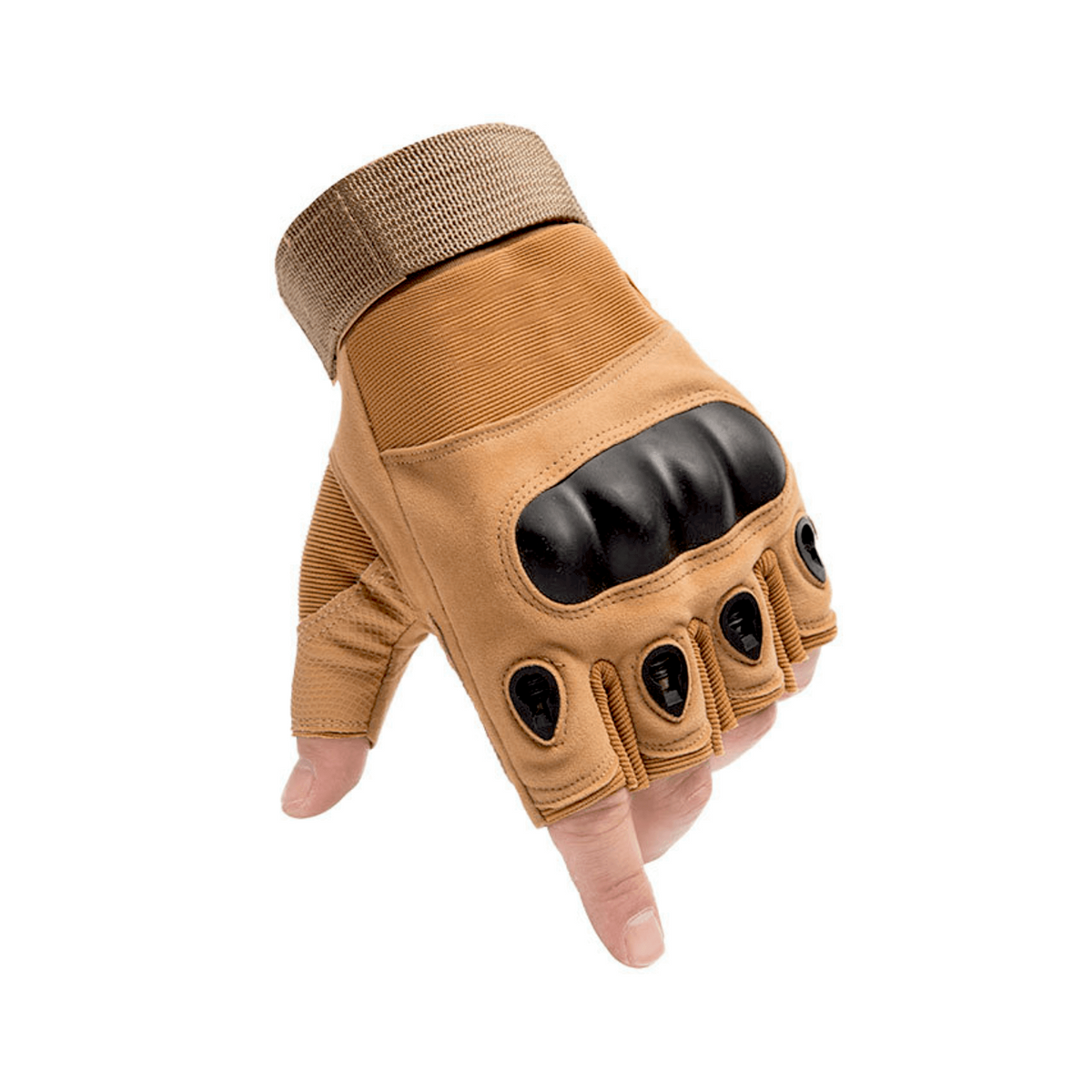 JupiterGear Tactical Military Fingerless Airsoft Gloves for Outdoor