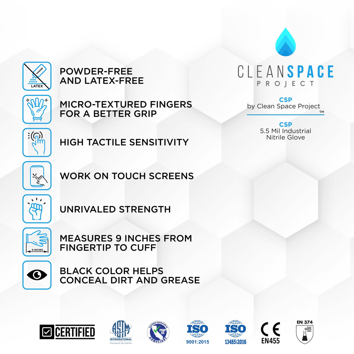 CSP Nitrile Gloves CSP Nitrile Gloves
