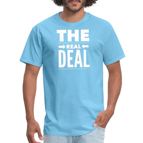 Mens Unisex T-shirt - the Real Deal Tee