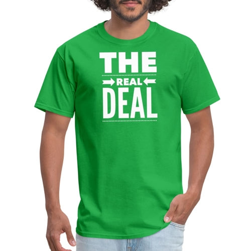 Mens Unisex T-shirt - the Real Deal Tee