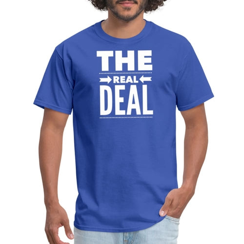 Mens Unisex T-shirt - the Real Deal Tee